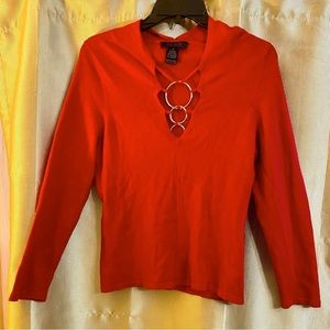 Size Medium. Silk. Nylon. Cashmere. Spandex.